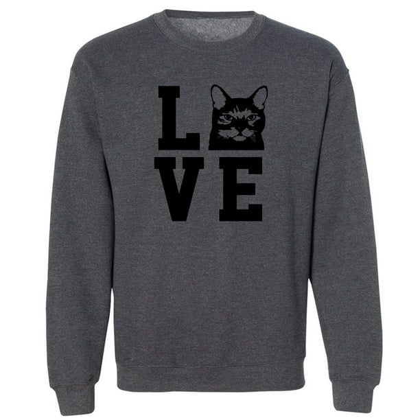 Love Cats Crewneck Sweatshirt 